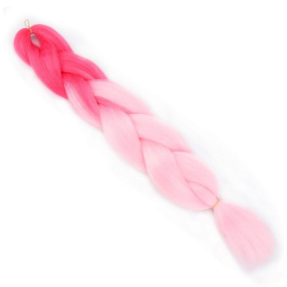 5 packs of Rose to pink ombré braiding hair *NWT* main image 4